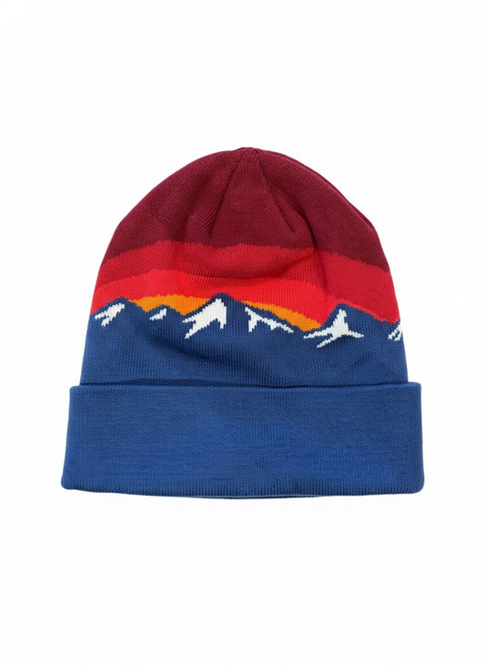 Alpine Aurora Red/Orange Beanie