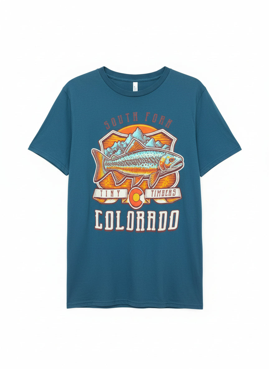Colorado Emblem Trout T-Shirt