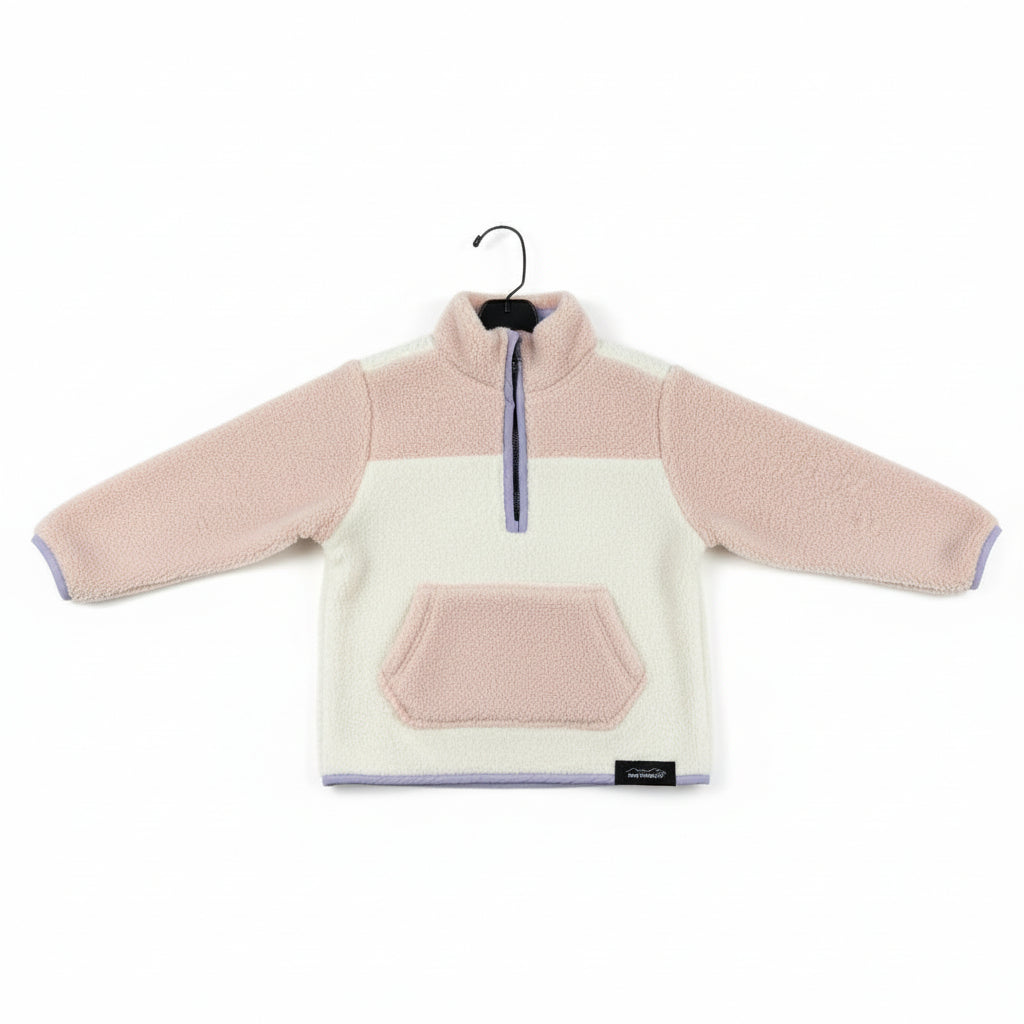 Pink Sherpa Pullover