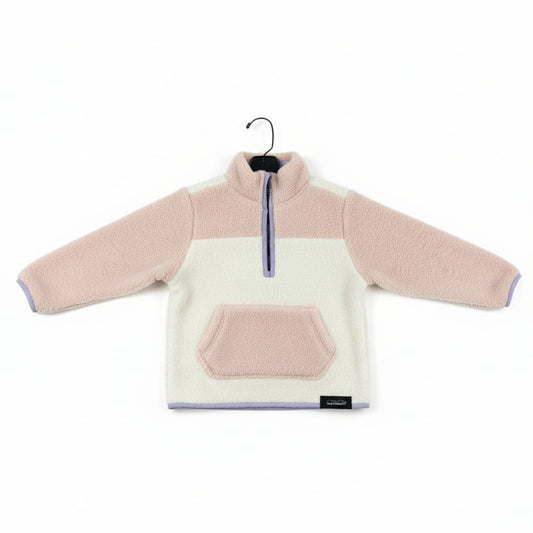 Pink Sherpa Pullover