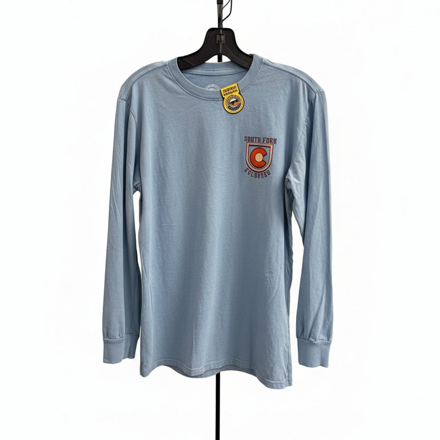 Colorado Emblem Trout Long Sleeve T-Shirt