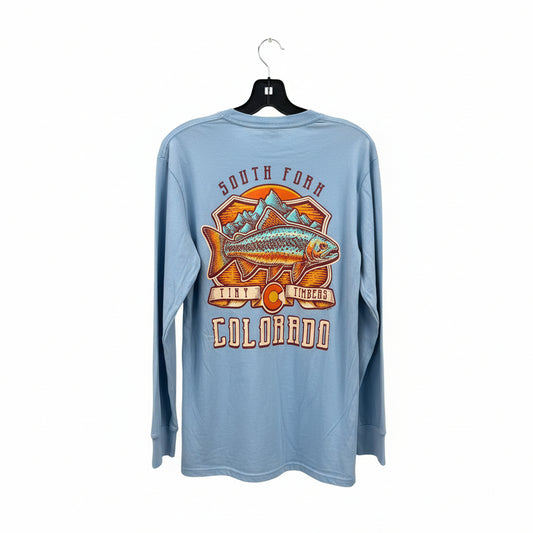 Colorado Emblem Trout Long Sleeve T-Shirt