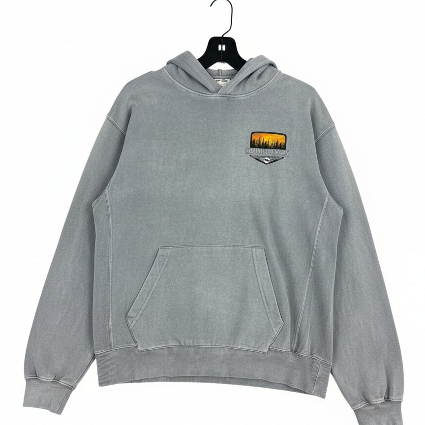 Stone Adult U.S. Apparel Premium Garment Dyed Fleece Hoodie
