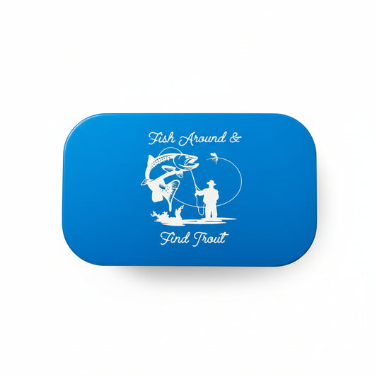 Fly Box-Aluminum Blue Fish