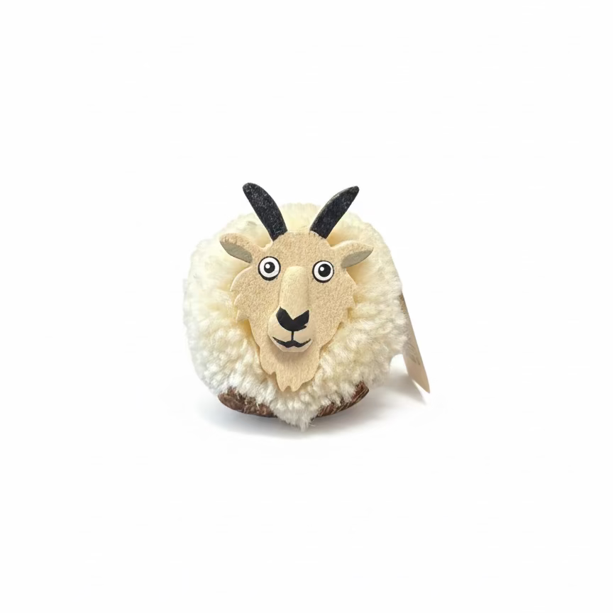 Animal Pom Pom Magnets