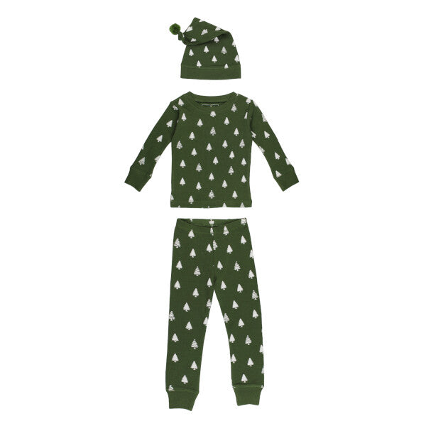 Frosty Pine Holiday Thermal PJ set