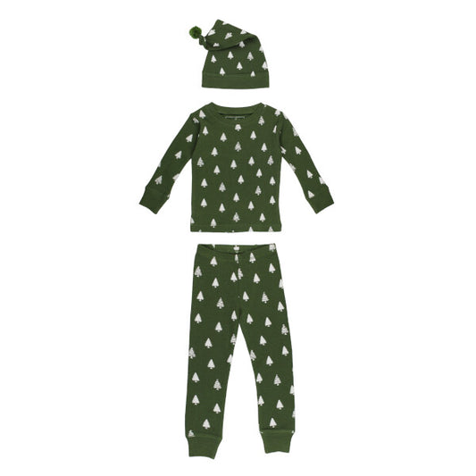 Frosty Pine Holiday Thermal PJ set