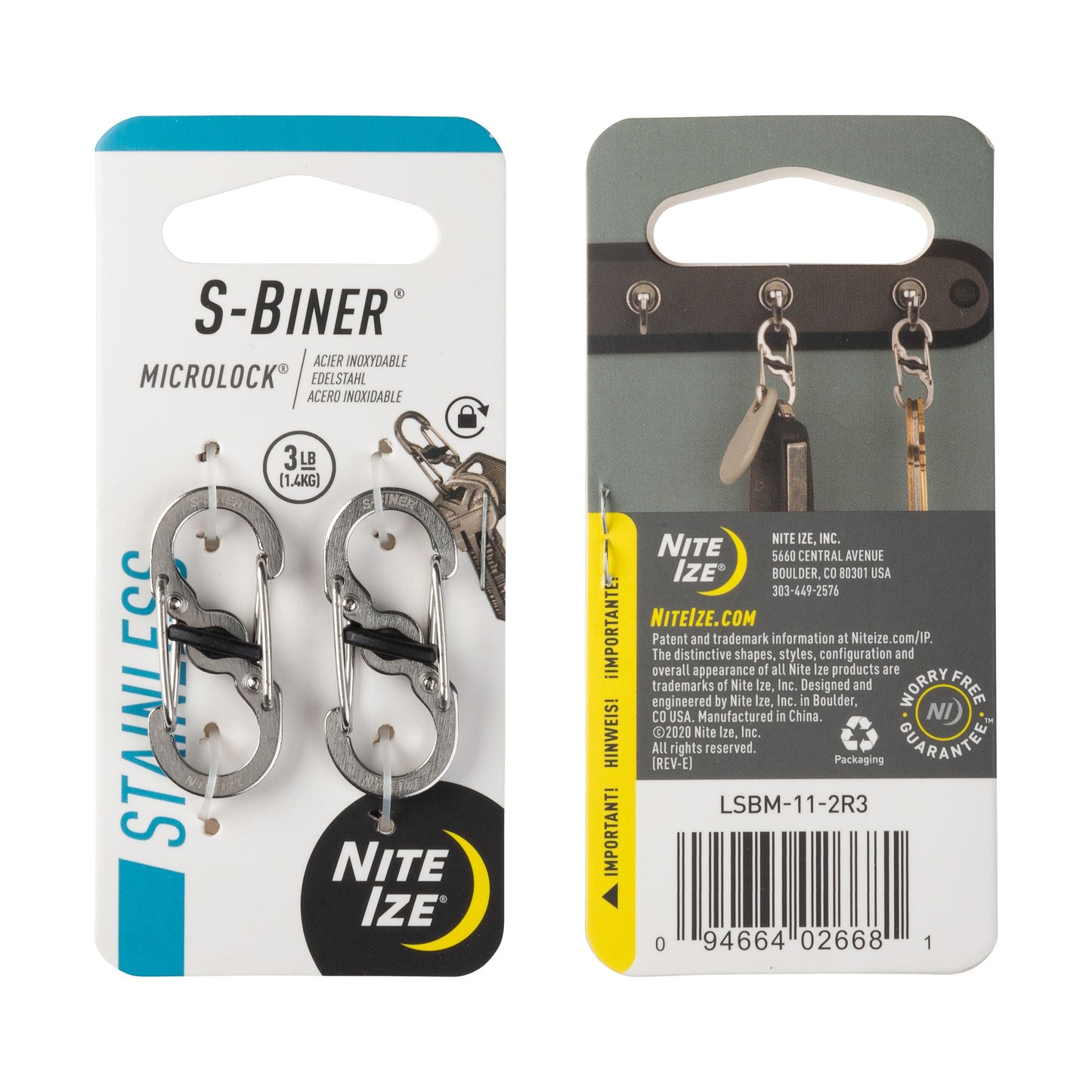 S-Biner® MicroLock® Stainless Steel