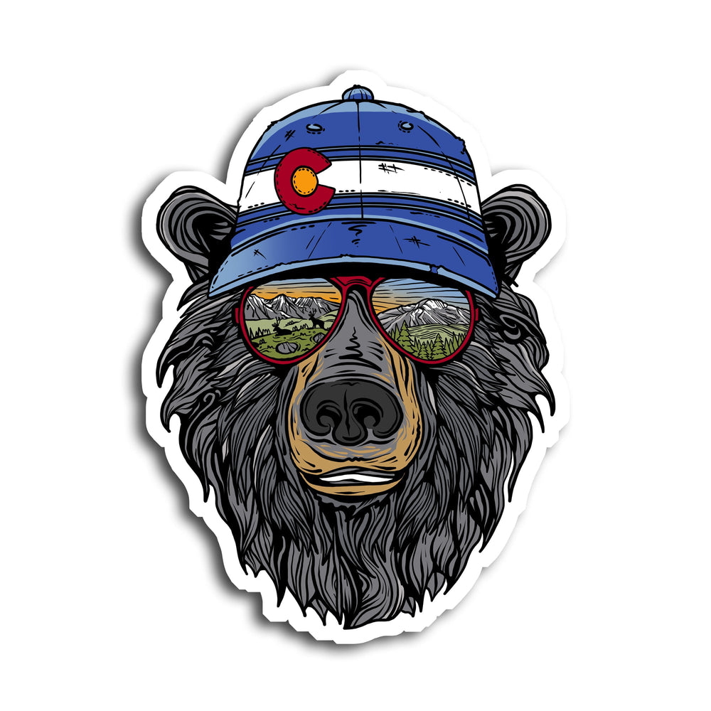 Miami Vice CO Bear Sticker