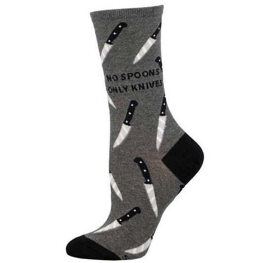 No Spoons Only Knives Socks