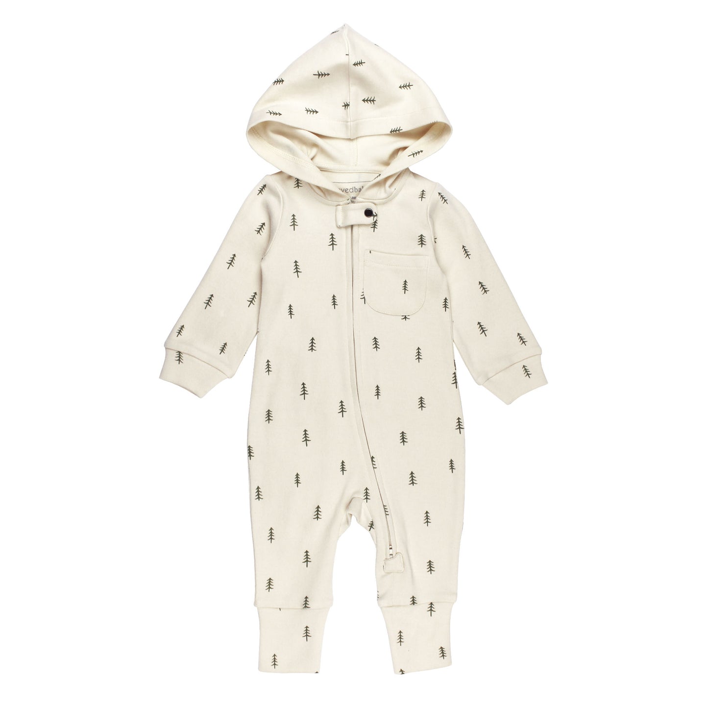 Organic Zipper Romper