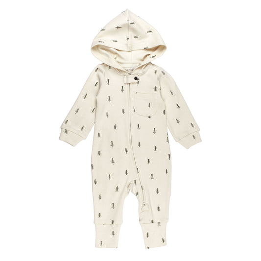 Organic Zipper Romper
