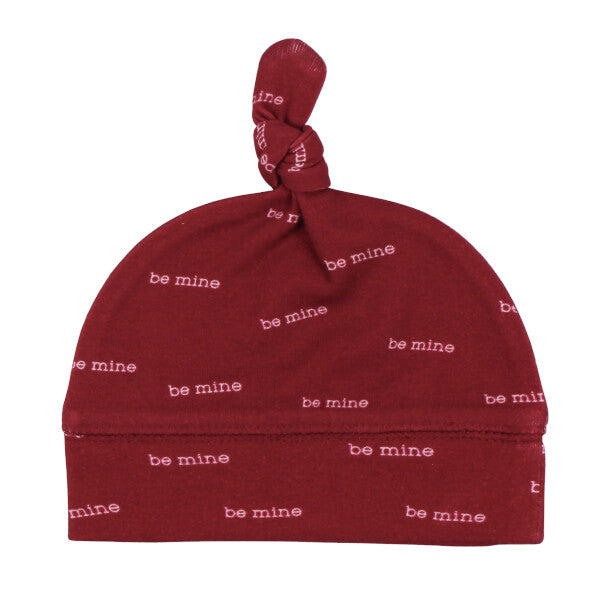 Organic Knotted Hat, Be Mine