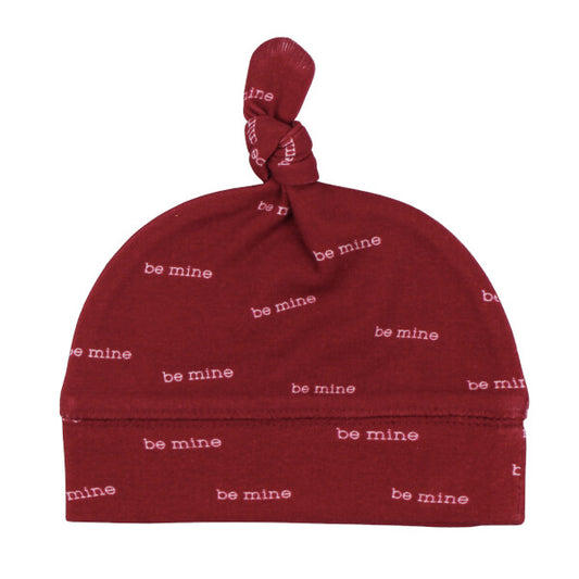 Organic Knotted Hat, Be Mine