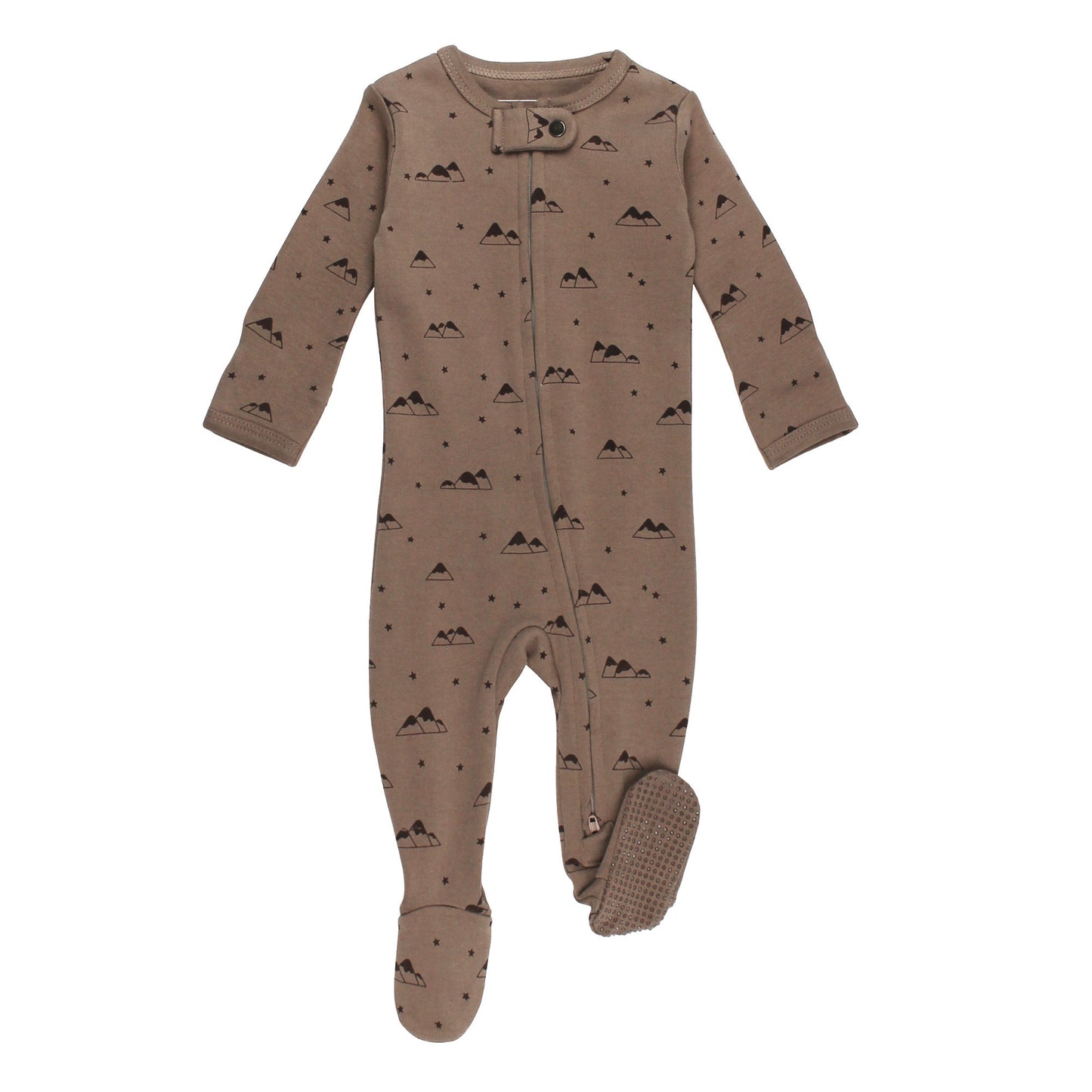 Organic 2-Way Zipper Footie Onesie