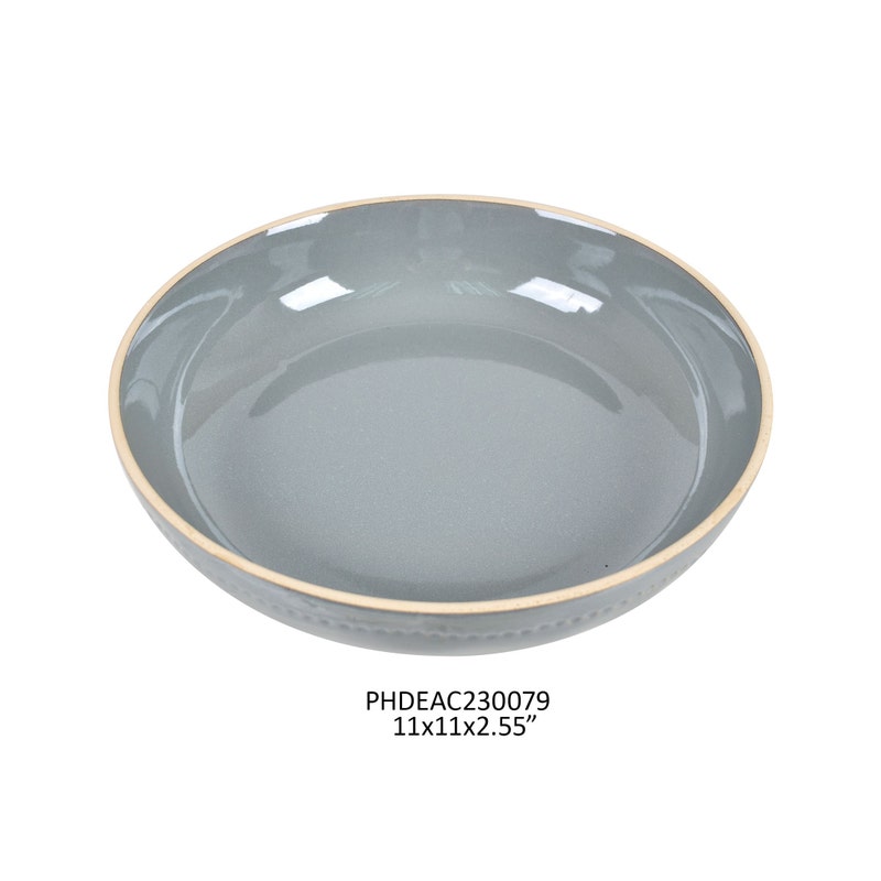 Legbar Blue Serving Bowl