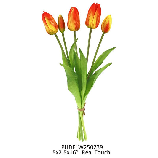 Orange Tulip Bunch
