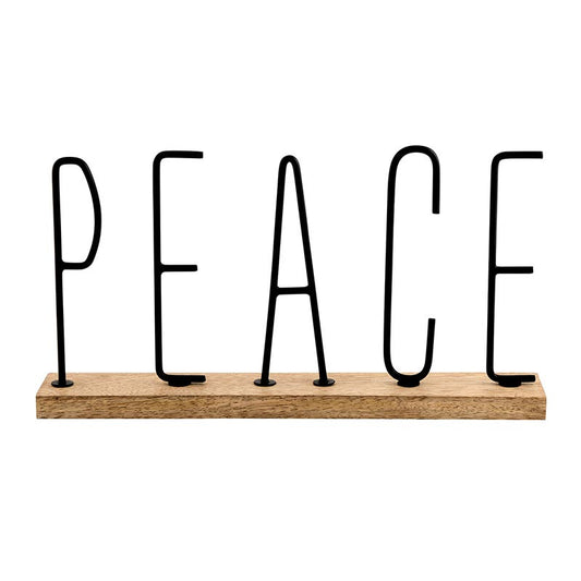 Wood Sign - Peace