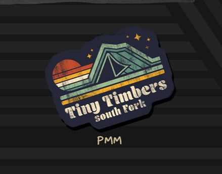 Tiny Timbers Retro Camping Magnet