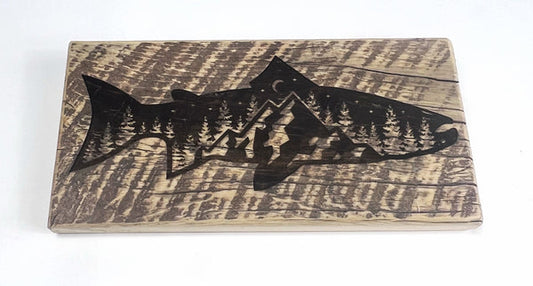 Tree Trout Sign 12"