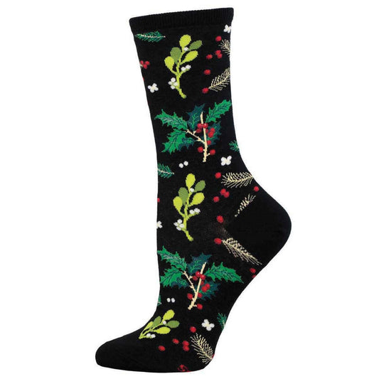 Mistletoe and Holly Women's Sock