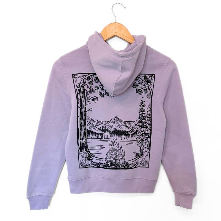 Fireside Kids Hoodie - Lilac