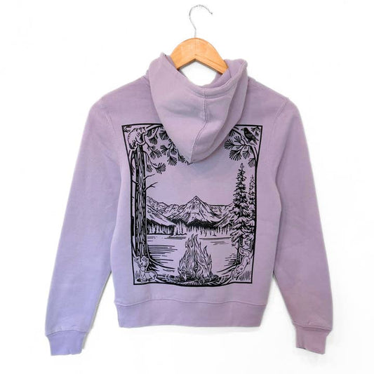 Fireside Kids Hoodie - Lilac