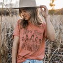 Let's Ride Unisex Tee - Terracotta