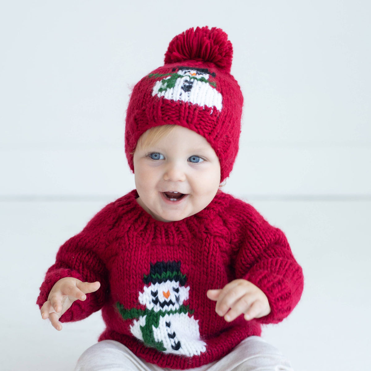 Frosty Snowman Ruby Crew Neck Sweater Baby & Toddler SALE
