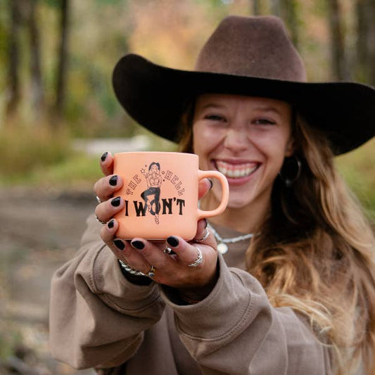 The Hell I Won't Mug - Apricot