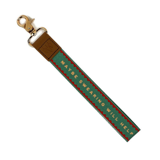 Wristlet Keychain Maybe Swearing Will Help