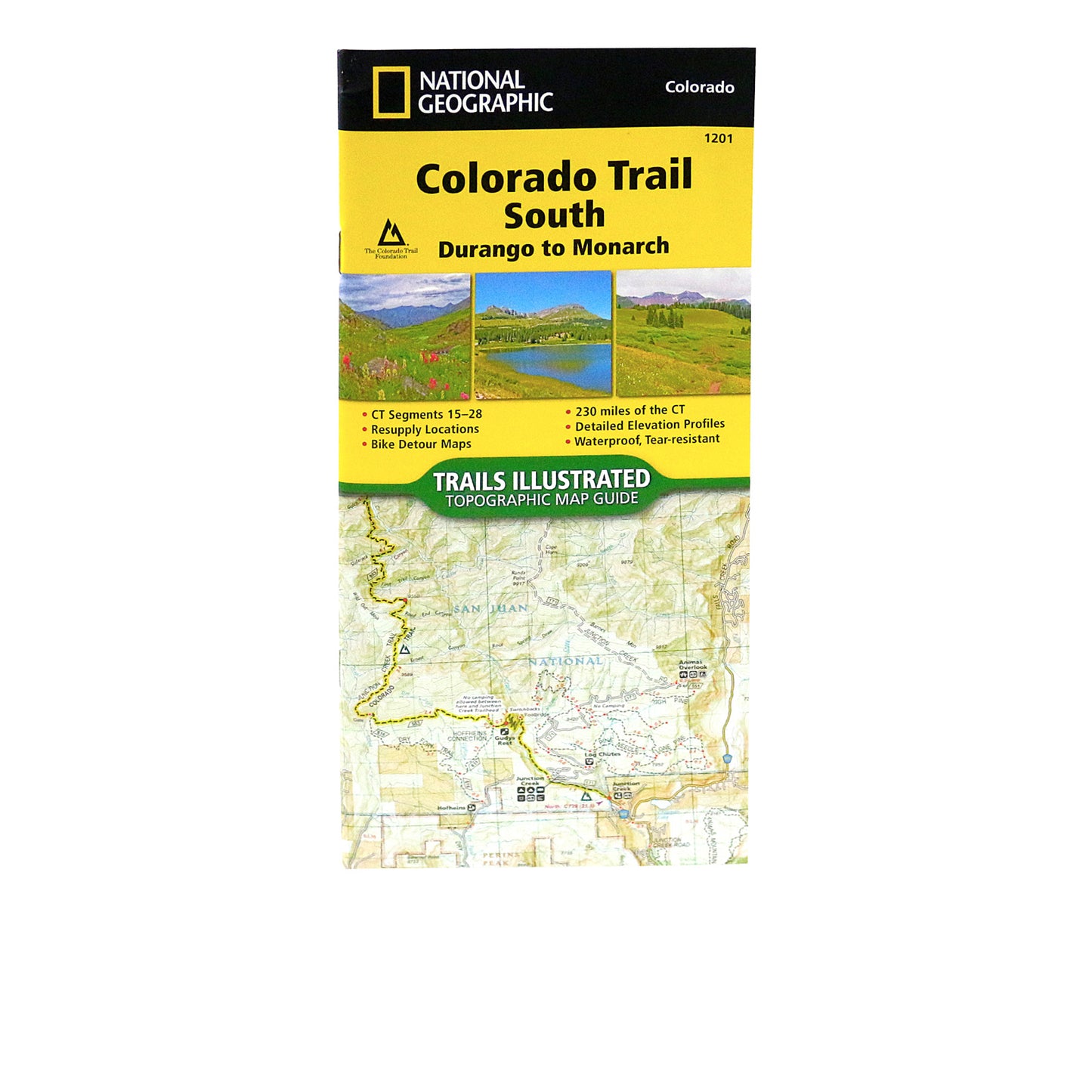 South San Juan, Del Norte, CO Trail Map