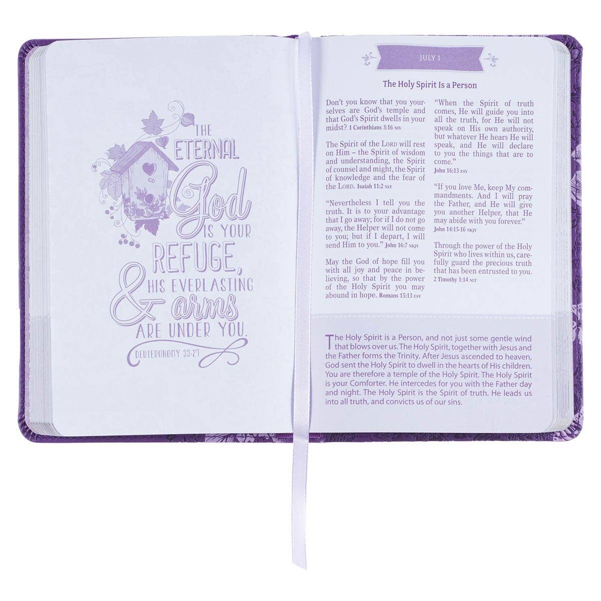 Pocket Bible Devotional for Girls Faux Leather