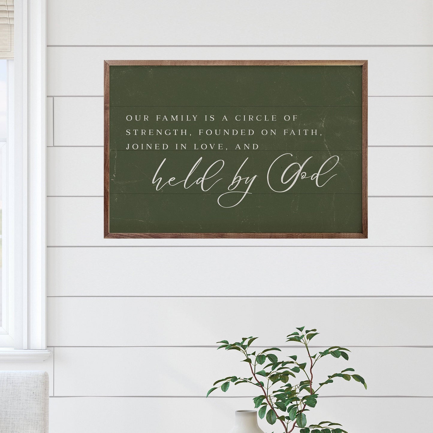 Held By God Green