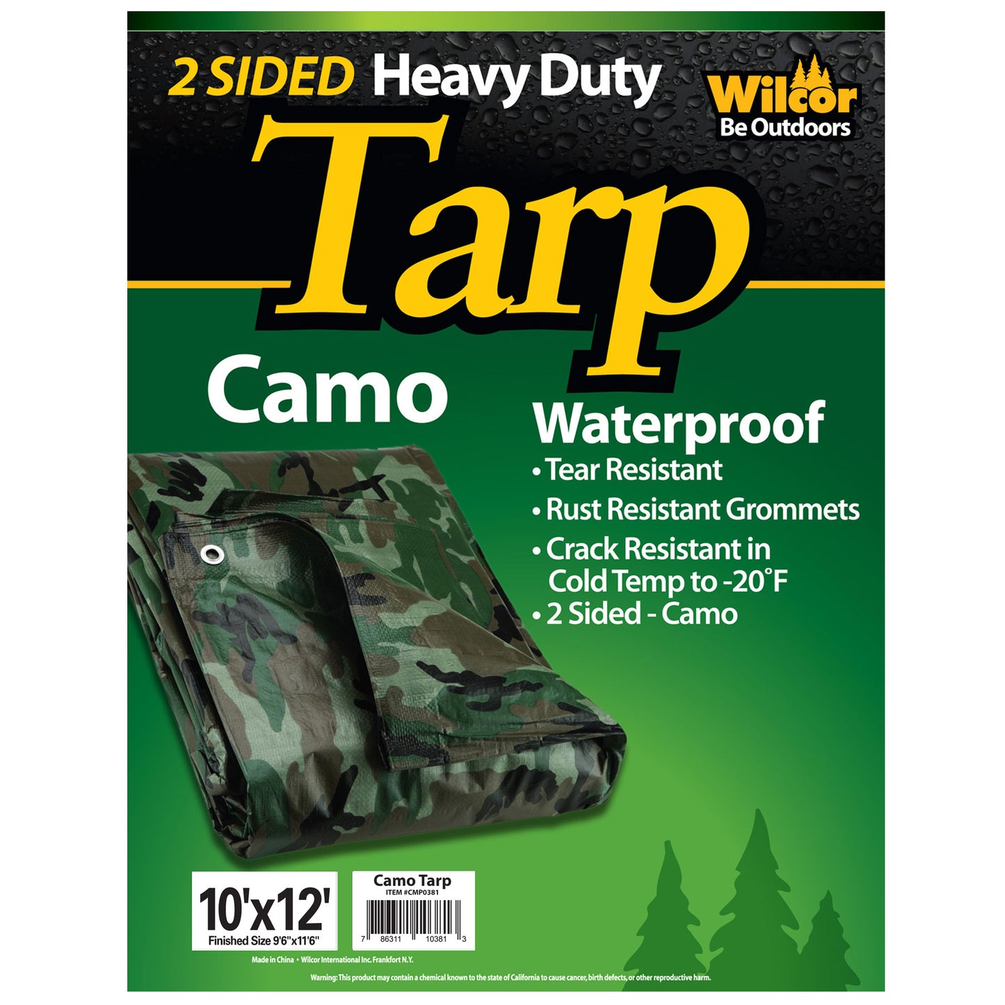 Tarp Poly 10' x 12' Camo