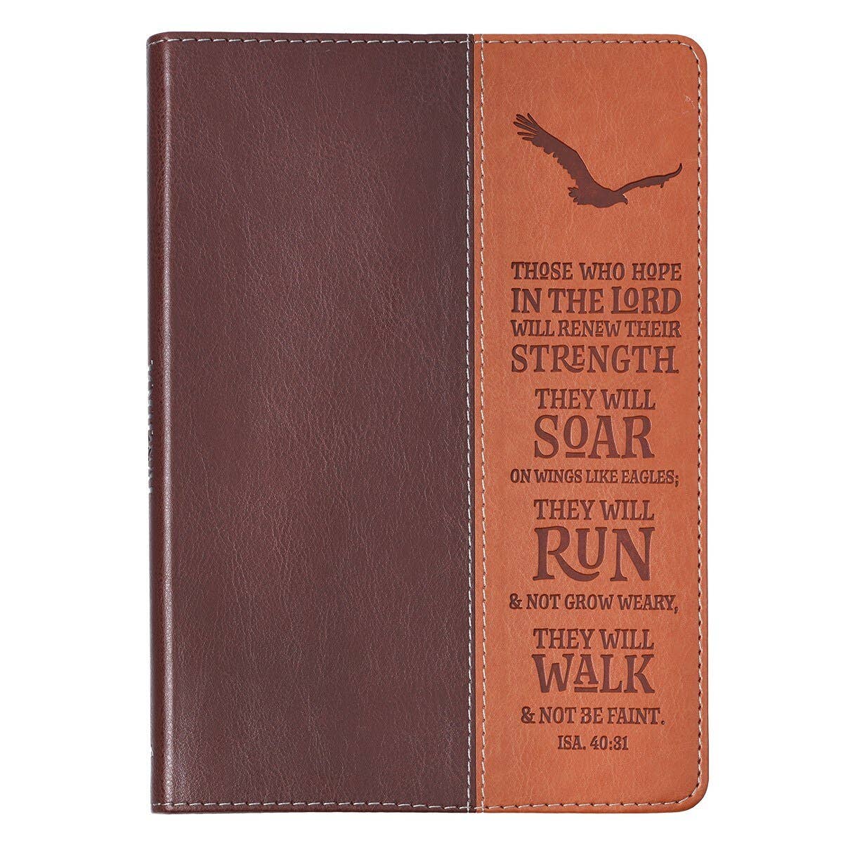 Journal Classic Brown Two-tone Wings Like Eagles Isa. 40:31