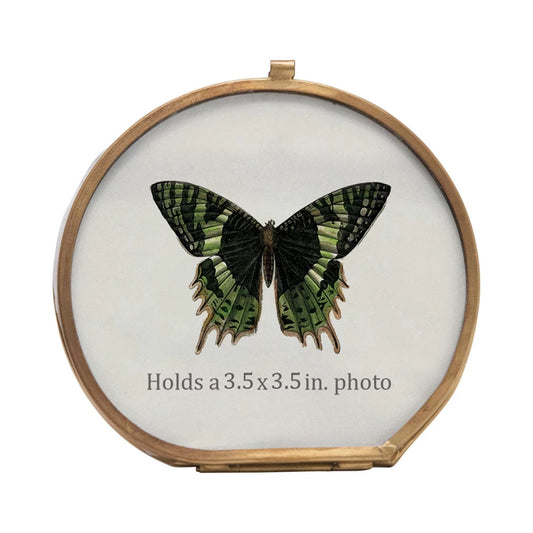 Brass and Glass Photo Frame