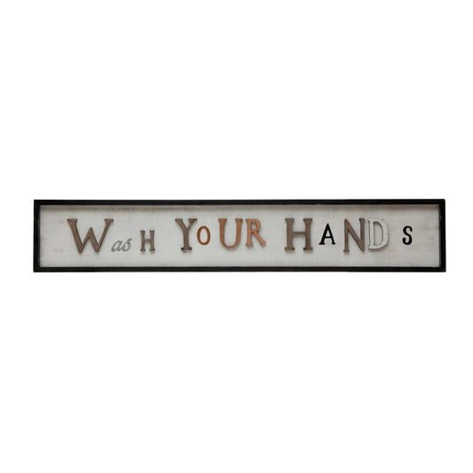 Wash Your Hands Framed Wall Decor