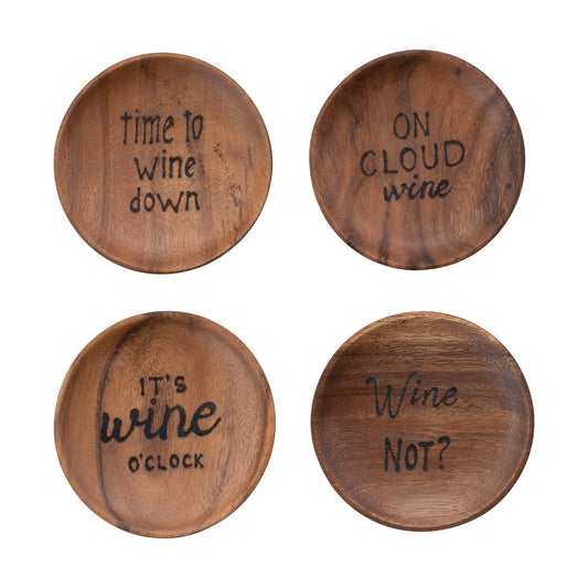 Acacia Wood Tapas Plates