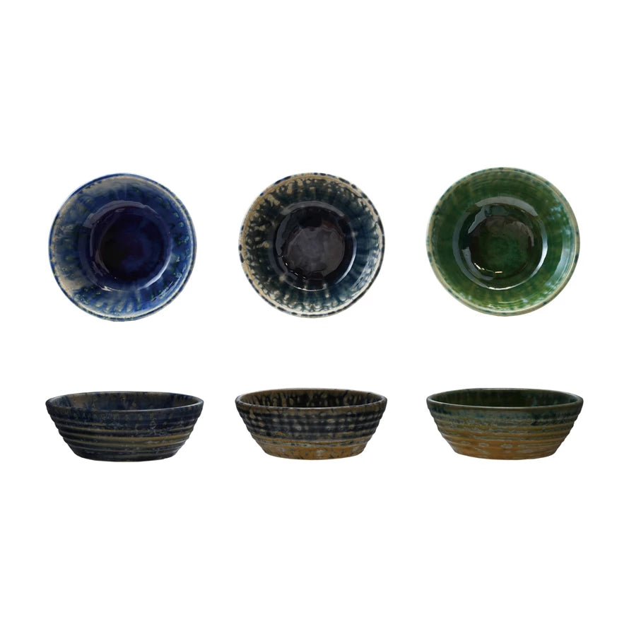 Stoneware Bowl, 3 Colors