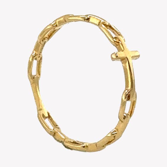 Chain Breaker Cross Ring - 7
