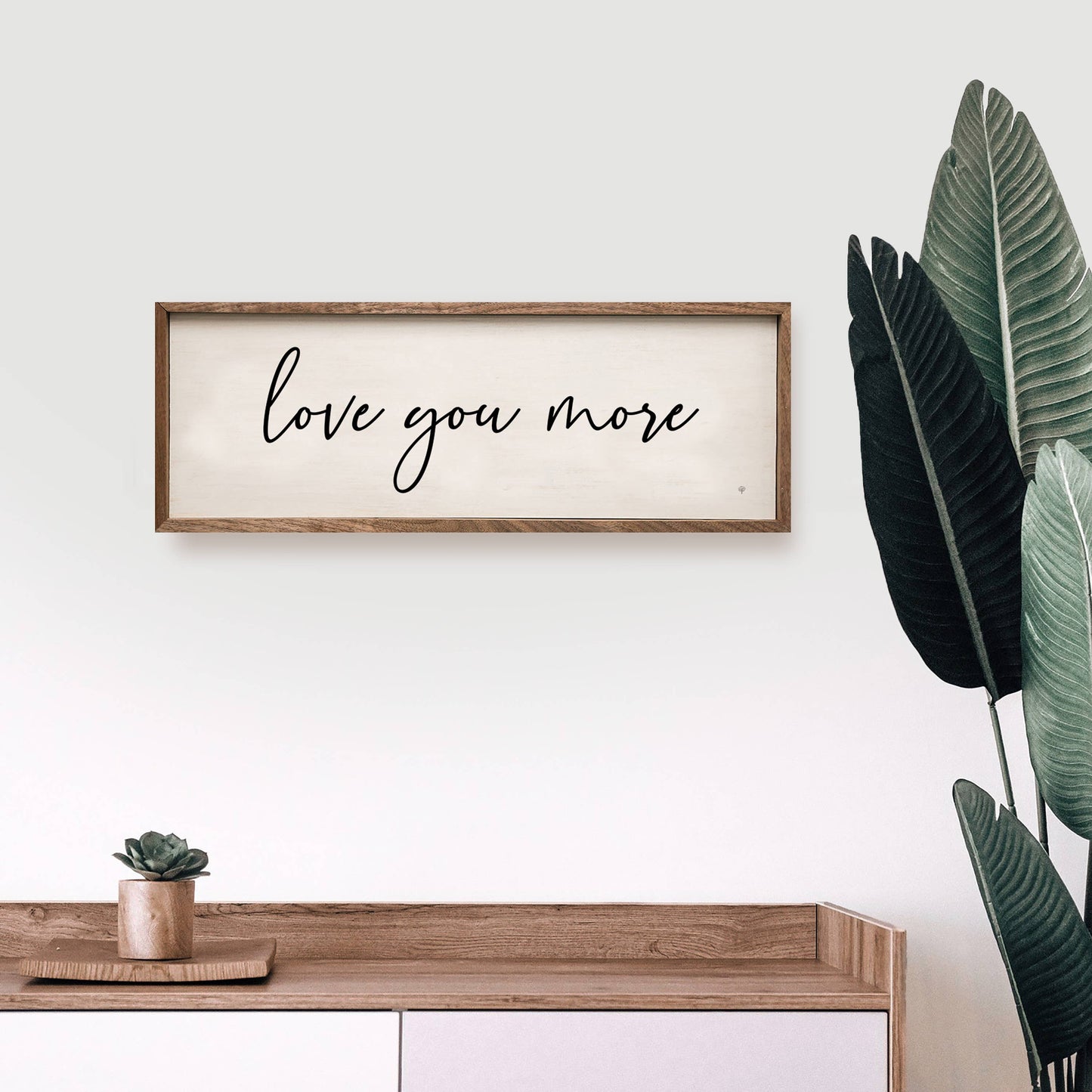 Love You More Horizontal White