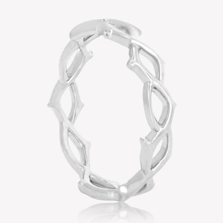 Crown of Thorns Band Ring - 7