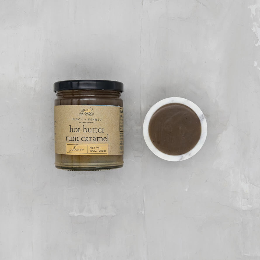 Finch & Fennel 10 oz. Hot Butter Rum Caramel Sauce