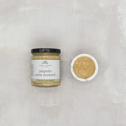 Finch + Fennel Jalapeno Stout Mustard