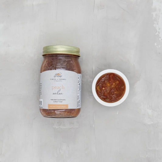 Finch & Fennel 17 oz. Peach Salsa