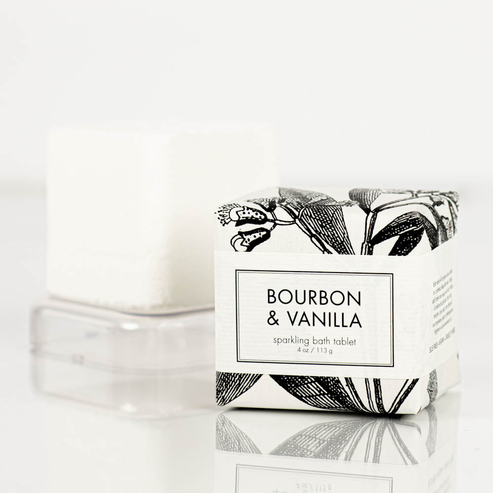 Bourbon & Vanilla Sparkling  Bath Tablet