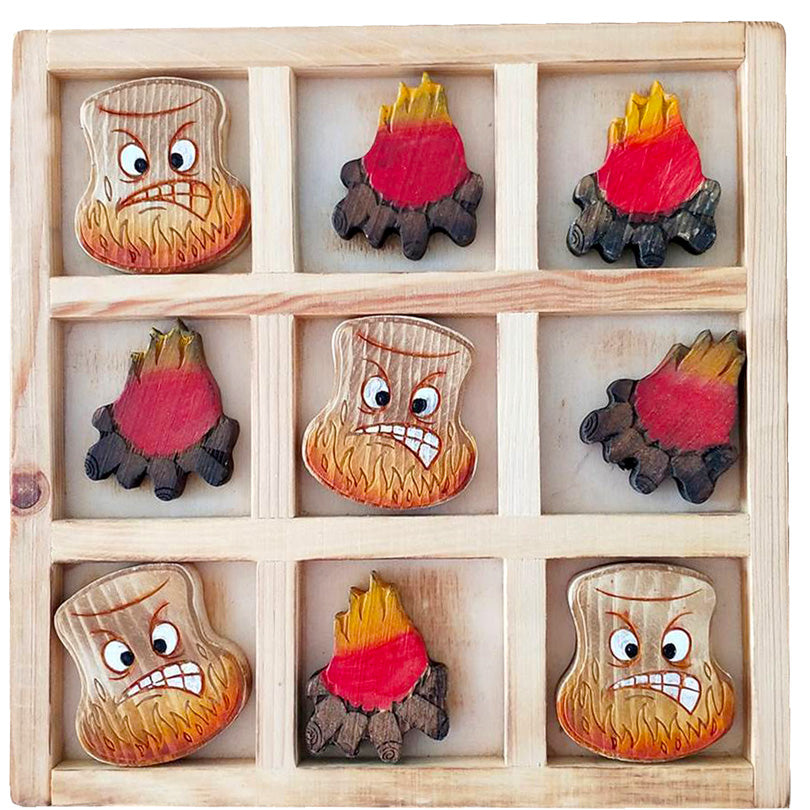 Tic Tac Toe Marshmallow/Fire
