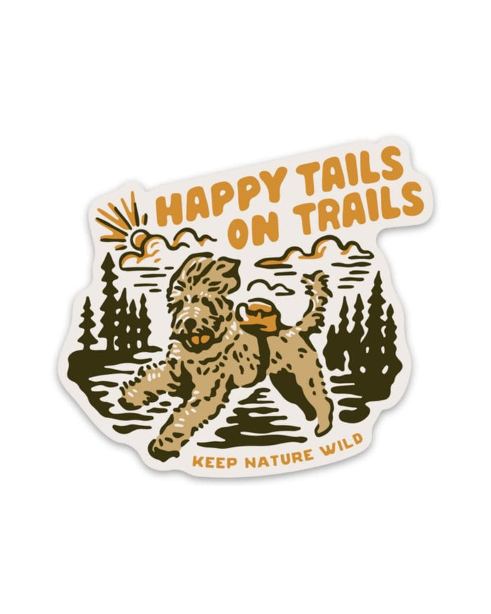 Happy Tails on Trails- Forest| Sticker