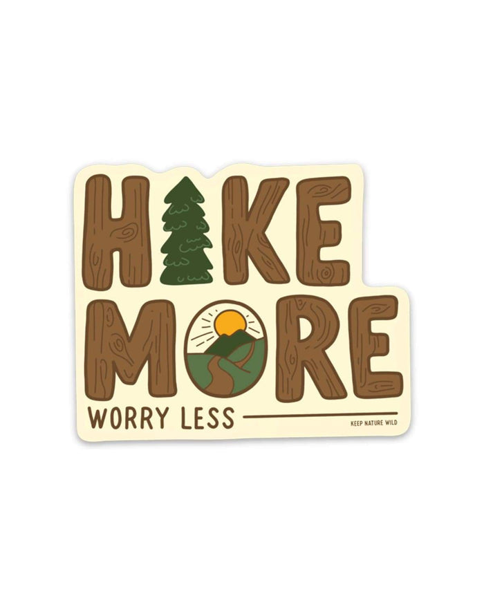 Hike More Sticker